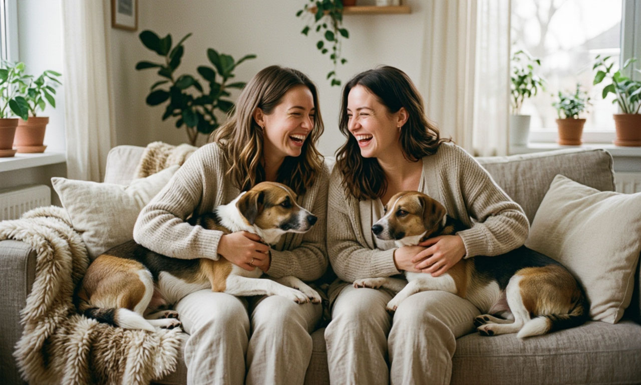 Awoo founders with dogs